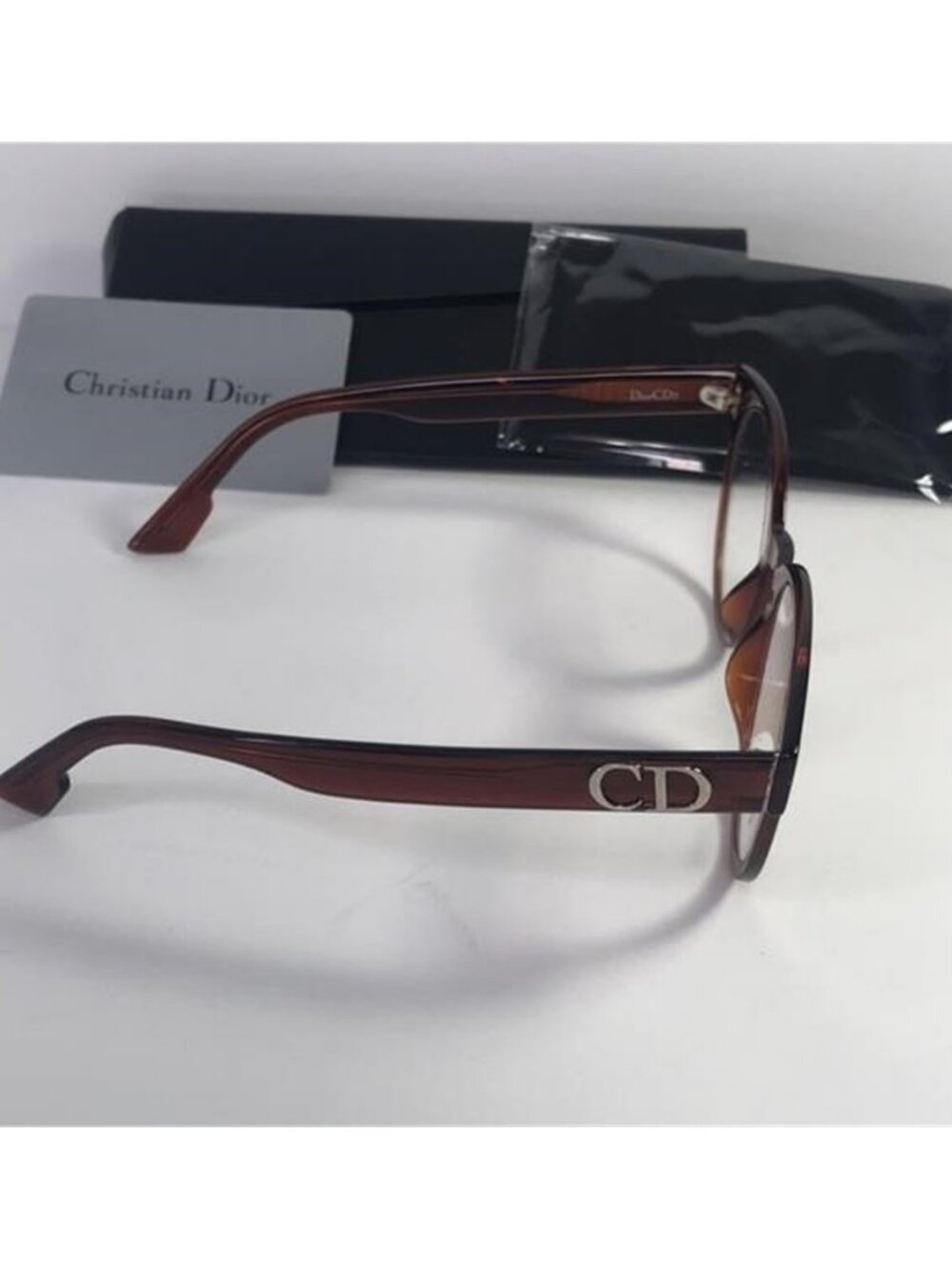 New - Dior Ladies Tortoise Aviator/Pilot Eyeglass Frames DIORCD3 - Picture 6 of 11